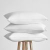 Luxury Bed Pillow Soft Goose Down Feather Pillow for Sleeping Home Hotel Use Queen Size - White