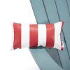 TALE Adirondack Chair Backyard Furniture Painted Seat Pillow  - red