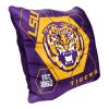 LSU OFFICIAL NHL "Connector" Double Sided Velvet Pillow; 16" x 16" - 1COL/23500/0046/RET