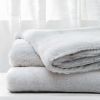 Printed Faux Rabbit Fur Throw; Lightweight Plush Cozy Soft Blanket; 50&quot; x 60&quot;; Grey Strip (2 Pack Set of 2) - as Pic