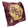 Florida State OFFICIAL NHL "Connector" Double Sided Velvet Pillow; 16" x 16" - 1COL/23500/0015/RET