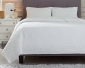 Ryter Twin Coverlet Set Q721001T White Casual youth top of bed - as Pic