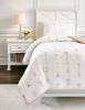 Lexann Twin Comforter Set Q901001T Pink/White/Gray Casual youth top of bed - as Pic