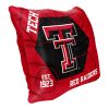 Texas Tech OFFICIAL NHL "Connector" Double Sided Velvet Pillow; 16" x 16" - 1COL/23500/0035/RET