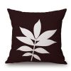 Foliage Love Autumn And Spring Leaf Cushion Covers - WINE