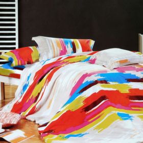 Blancho Bedding - [Graffiti Art] 100% Cotton 4PC Comforter Cover/Duvet Cover Combo (Queen Size)