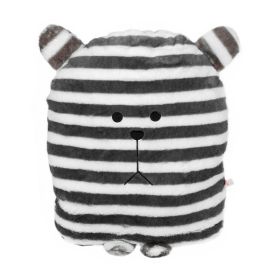 [Striped Bear] Bolster Decorative Back Cushion Throw Pillow