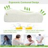 Bamboo Memory Foam Sleep Pillow Contoured Cervical Orthopedic Pillow Neck Support Breath Pillow - Large