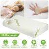 Bamboo Memory Foam Sleep Pillow Contoured Cervical Orthopedic Pillow Neck Support Breath Pillow - Large