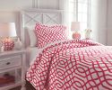 Ashley Loomis Fuchsia Youth 2-Piece Twin Comforter Set Q758041T - as Pic