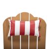 TALE Adirondack Chair Backyard Furniture Painted Seat Pillow Red; Banned from selling on Amazon - default