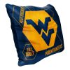 West Virginia OFFICIAL NHL "Connector" Double Sided Velvet Pillow; 16" x 16" - 1COL/23500/0038/RET