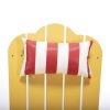 TALE Adirondack Chair Backyard Furniture Painted Seat Pillow Red; Banned from selling on Amazon - default