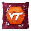 Virignia Tech OFFICIAL NHL "Connector" Double Sided Velvet Pillow; 16" x 16" - 1COL/23500/0075/RET