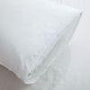 100% Washed Cotton Duvet Cover Set, Durable Fade-Resistant Natural Bedding Set (No Comforter) - White - Twin