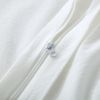 100% Washed Cotton Duvet Cover Set, Durable Fade-Resistant Natural Bedding Set (No Comforter) - White - Twin