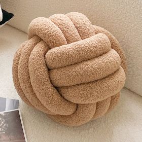 Nordic Ins Puff Balls Pillow Sofa Cushion (Option: Puff Ball-Containing Core)