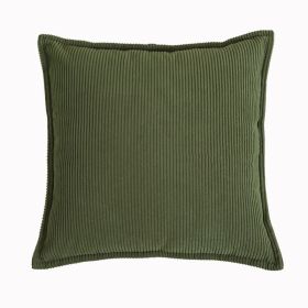 High-end Solid Color Pillow Sofa Living Room Cushions (Option: Yellowish Green-50x50cm Throw Pillow Cover)