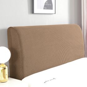 Headcover Cover All-inclusive Universal Dust Bed Back Cushion Cover Cloth (Option: Light offee-200cm)