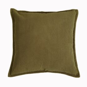 High-end Solid Color Pillow Sofa Living Room Cushions (Option: Turmeric Curry-50x50cm Throw Pillow Cover)