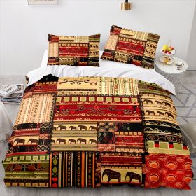 Elephant Series Three-piece Quilt Cover (Option: Style 5-140x200cm)