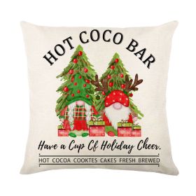 Christmas Combination Pillow Cover Home (Option: QJ15-45 X45cm Without Pillow)