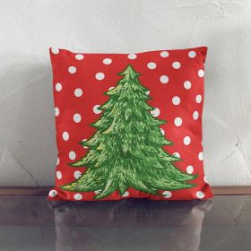 Christmas Pillow Cover Home Living Room (Option: Style 4-45 X45cm Without Pillow Linen)