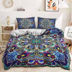 Quilt Cover Printed Suite Bedding (Option: DJL083-175x218)