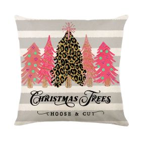 Modern Minimalist Christmas Pillow Cover (Option: QJ0721 3-45 X45cm Without Pillow)