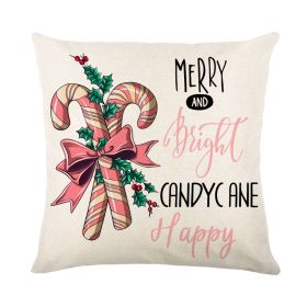 Christmas Combination Pillow Cover Home (Option: QJ6-45 X45cm Without Pillow)