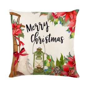 Modern Minimalist Christmas Pillow Cover (Option: QJ0721 6-45 X45cm Without Pillow)