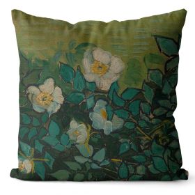 Home Art Oil Painting Pillow Cover (Option: MMS01 11-45x45cm Short Velvet)