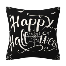 Halloween Pillow Cover Home Decoration Linen Cushion (Option: 3style-45x45cm)