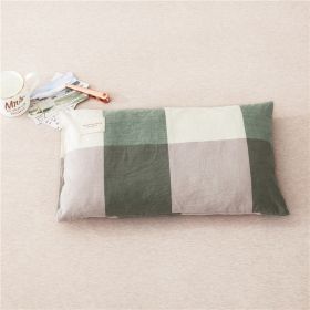 Pillowcase Young Children's Pillow (Option: Light Coffee Green-30cmX50cm Pillowcase One)