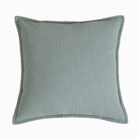 High-end Solid Color Pillow Sofa Living Room Cushions (Option: Haze Blue-50x50cm Throw Pillow Cover)