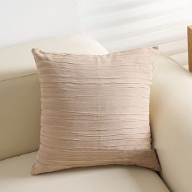 French Vintage Style Sofa Cushion Ornament Pillow (Option: Tan Fenghua 45x45cm-Single Pillowcase)