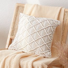 Ins Bohemian Pillow Hand-woven Sofa Cushion (Option: Egger 45 X45cm-Including Pillow Core)