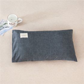 Pillowcase Young Children's Pillow (Option: Low Profile Gray-30cmX50cm Pillowcase 2)